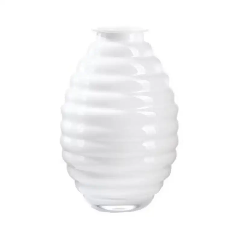 ANELLI VASO H30 BIANCO LATTE