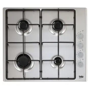 Beko HIGG641C3SX Acciaio inossidabile Da incasso 60 cm Gas 4 Fornello(i)