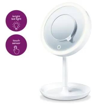 BEURER - BS 45 Specchio cosmetico illuminato con luce Led -