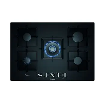 BOSCH - Piano cottura a gas PPQ7A6B10 5 fuochi 75,2cm - Nero