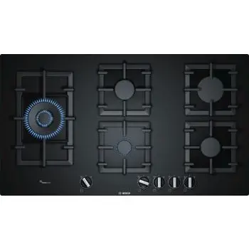 BOSCH - Piano cottura a gas PPS9A6B90 91,5cm - Nero