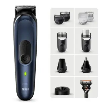 Braun BodyGroomer MGK7421 rasoio elettrico / regolabarba / tagliabasette Blu