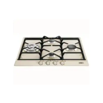Smeg SR764PO piano cottura Crema Da incasso Gas 4 Fornello(i)