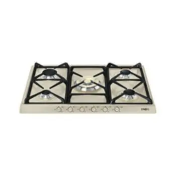 Smeg SR775PO piano cottura Crema Da incasso Gas 5 Fornello(i)