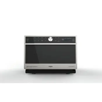 Whirlpool MWSC 9133 SX Superficie piana Microonde combinato 33 L 1000 W Nero, Acciaio inossidabile