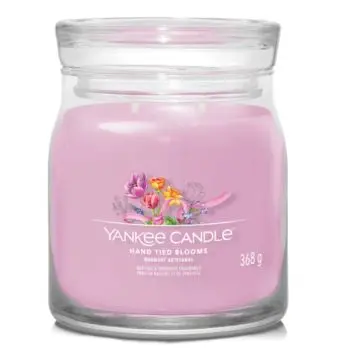 Yankee Candle Hand Tied Blooms candela di cera Cilindro Lavanda, Limone, Lillà Porpora 1 pz