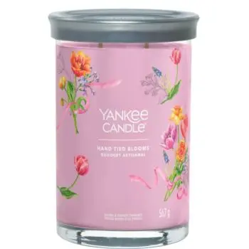 Yankee Candle Hand Tied Blooms candela di cera Cilindro Lavanda, Limone, Lillà, Orchidea Porpora 1 pz