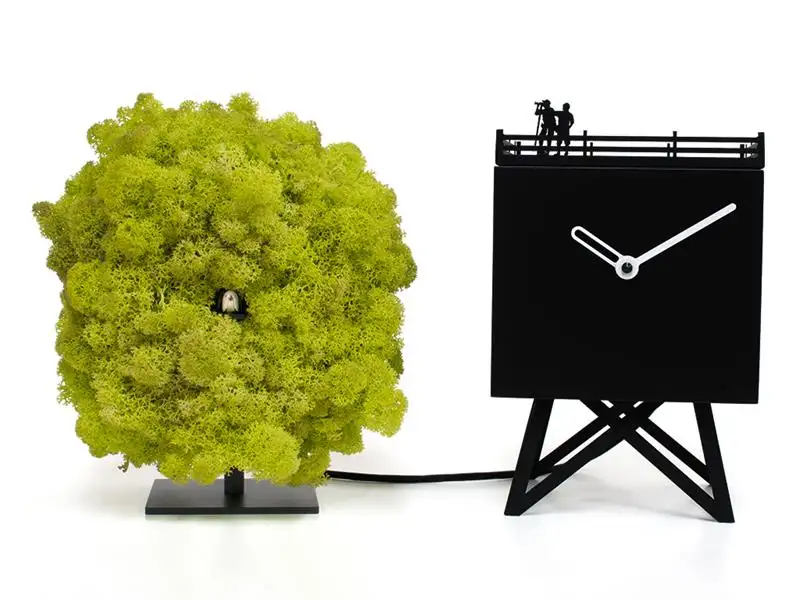 Orologio a cucù Birdwatching 2240N Nero e Moss