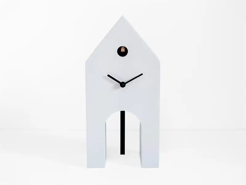 Orologio a cucù Campanile 2510BN Bianco e Nero