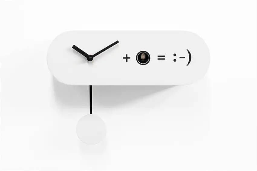 Orologio a cucù Formula 2155B Bianco