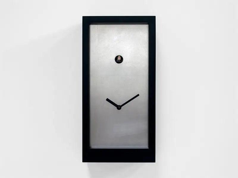 Orologio a cucù Fort Knox 2525NA nero e foglia d'argento