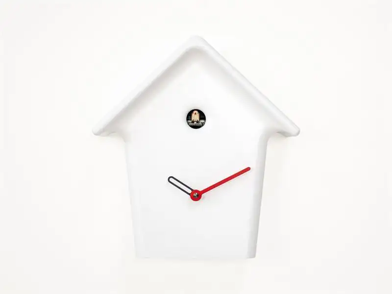 Orologio a cucù Mochi Mochi 2555B Bianco