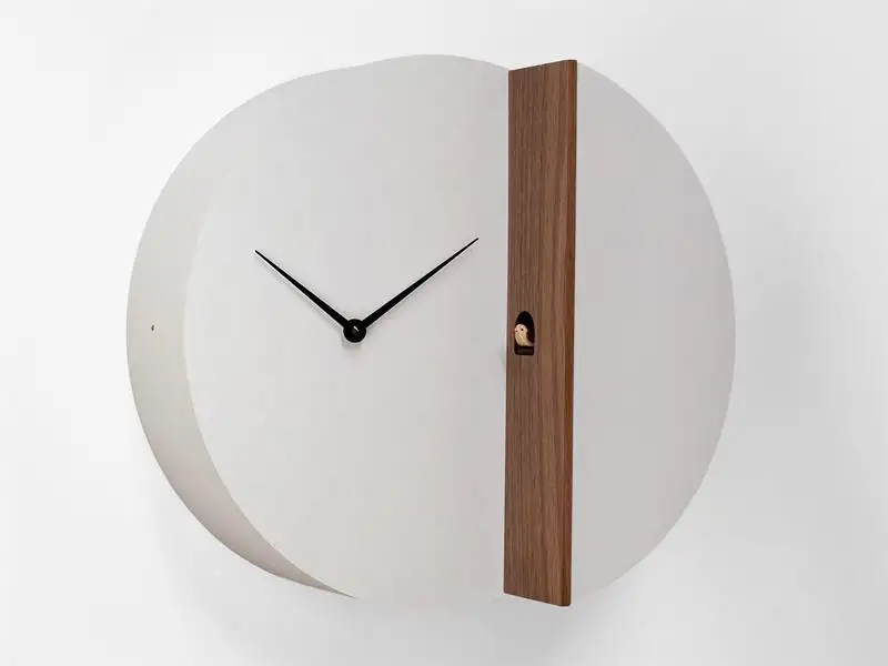 Orologio a cucù Peek-a-koo 2550B Bianco
