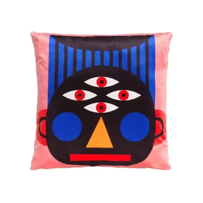Qeeboo cuscino quadrato Face 45x45cm