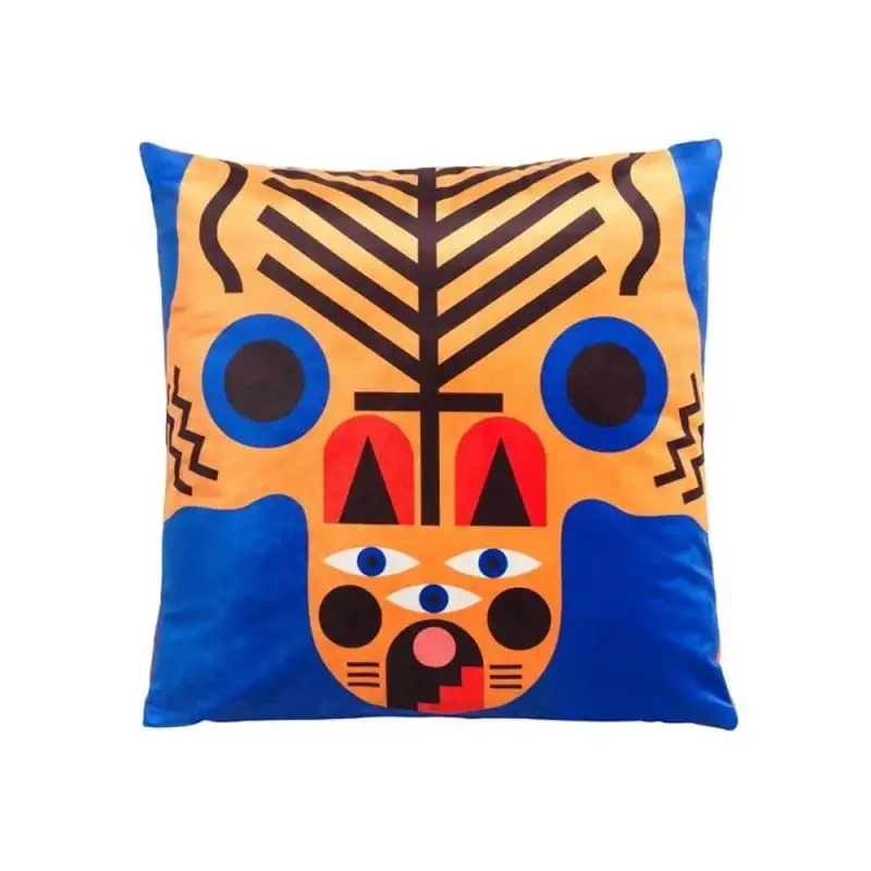 Qeeboo cuscino quadrato Italian Tiger 45x45cm