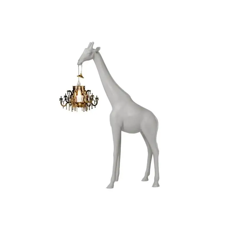 Qeeboo lampada Giraffa in Love XS sabbia H100cm