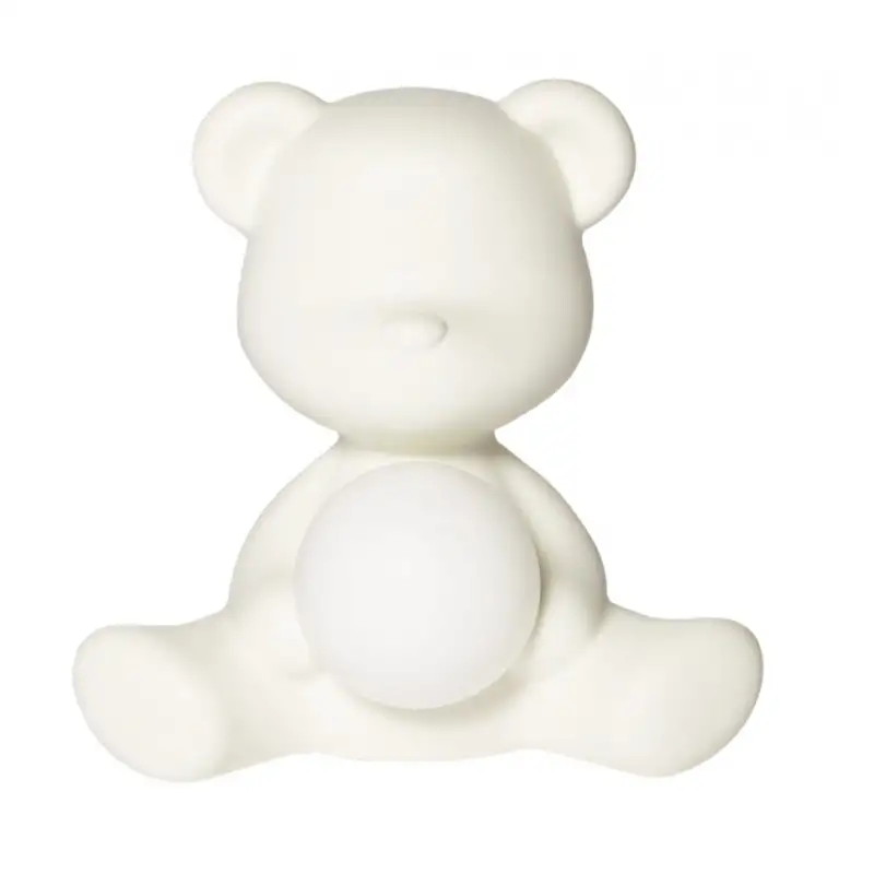 Qeeboo lampada Teddy Girl Lamp bianca ricaricabile