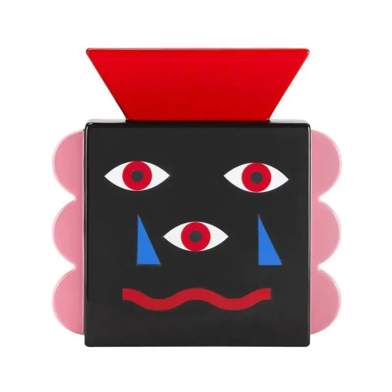 Qeeboo vaso da tavolo Beautiful Face H30cm