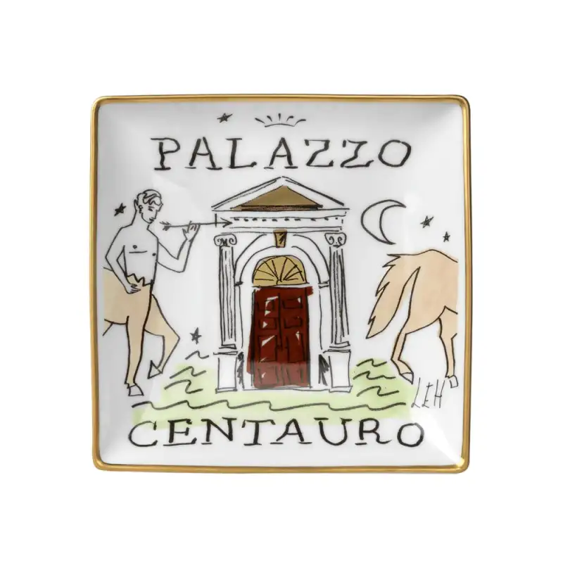 Richard Ginori svuotatasche quadrato Palazzo Centauro 13.5x13.5cm
