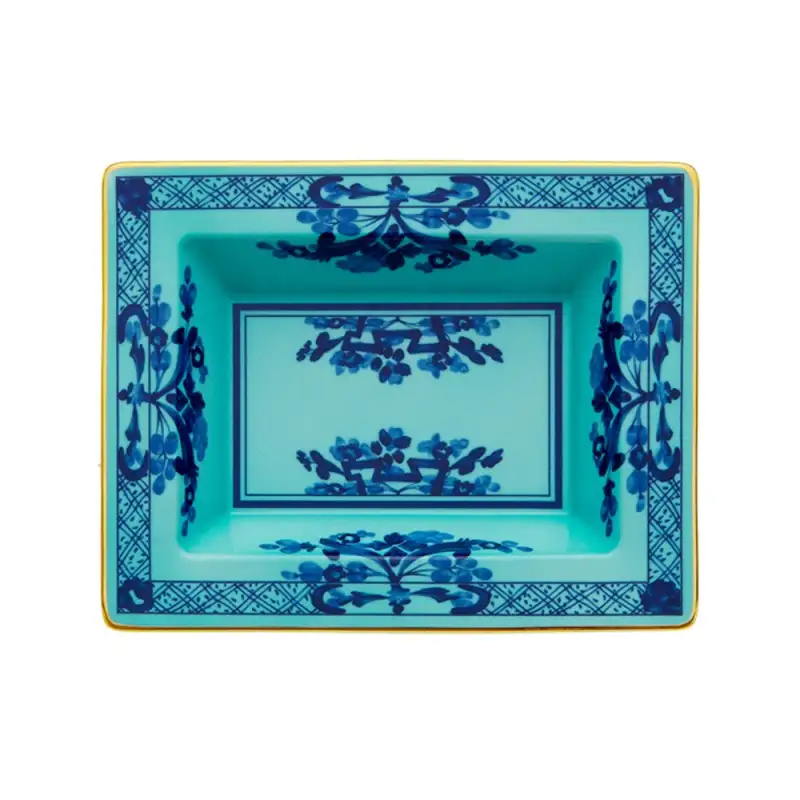 Richard Ginori svuotatasche rettangolare Oriente Italiano iris 15x19cm