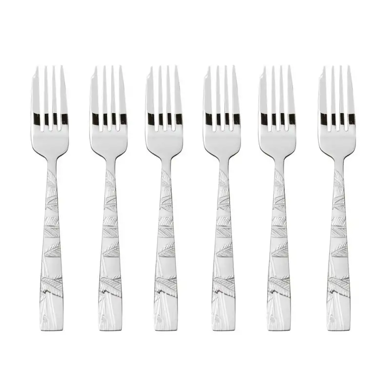 Sambonet set 6 forchettine da dolce Jungle inox