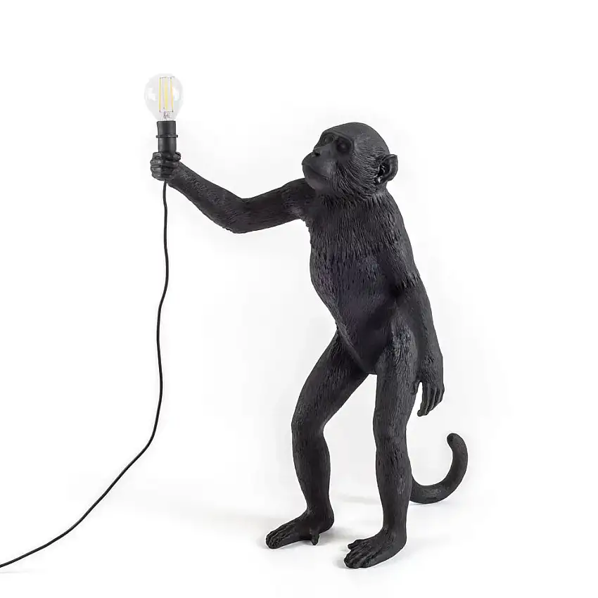 Seletti The Monkey Lamp - Outdoor Black - Lampada Da Esterno Design