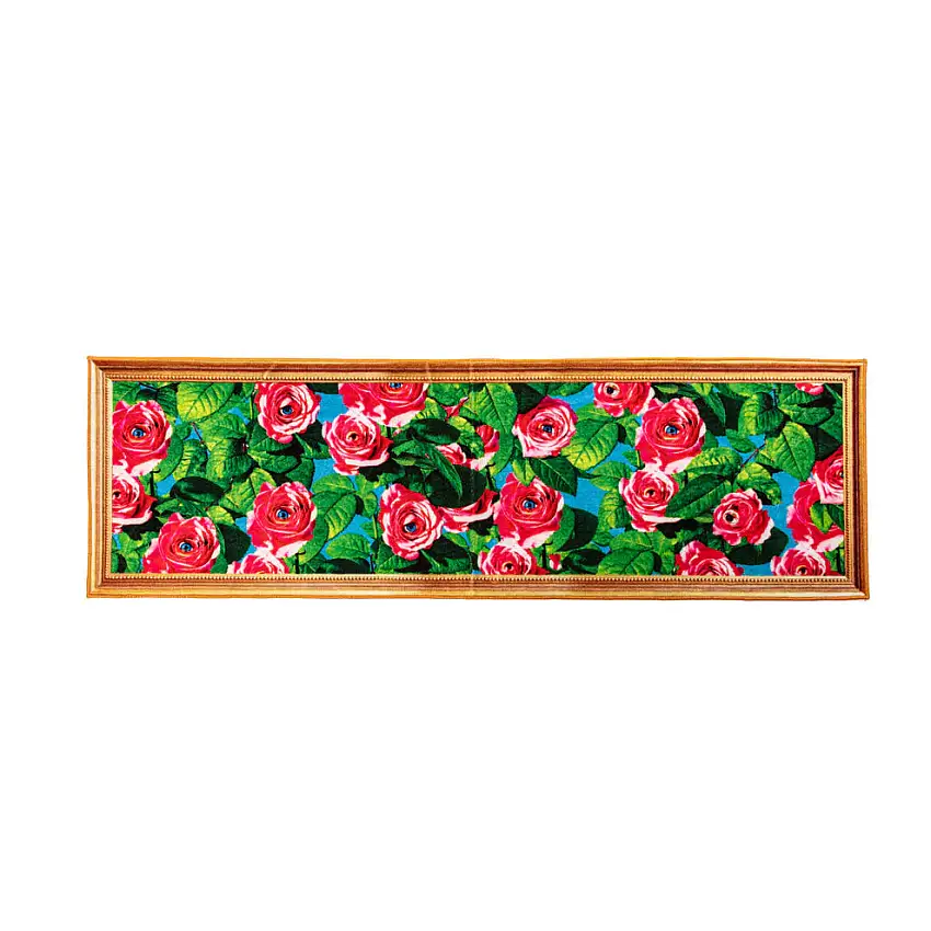 Seletti Tappeto Da Cucina - Roses With Eyes - ToiletPaper By Cattelan