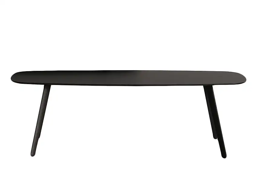 Stua Solapa Tavolino - 118X38X36 Nero Opaco