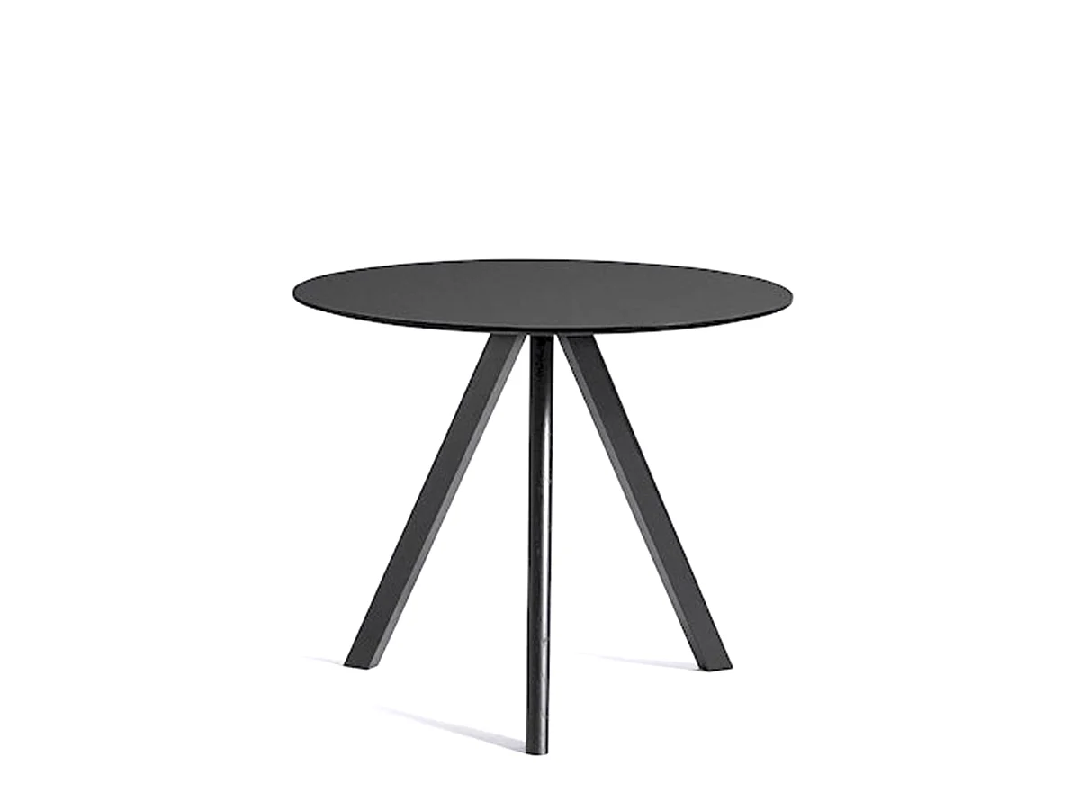 Hay Copenhague CPH20 Ø 90 Tavolo Nero