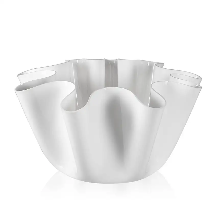 Vaso contenitore linea DRAPPEGGI bianco, IPlex I00525025P01