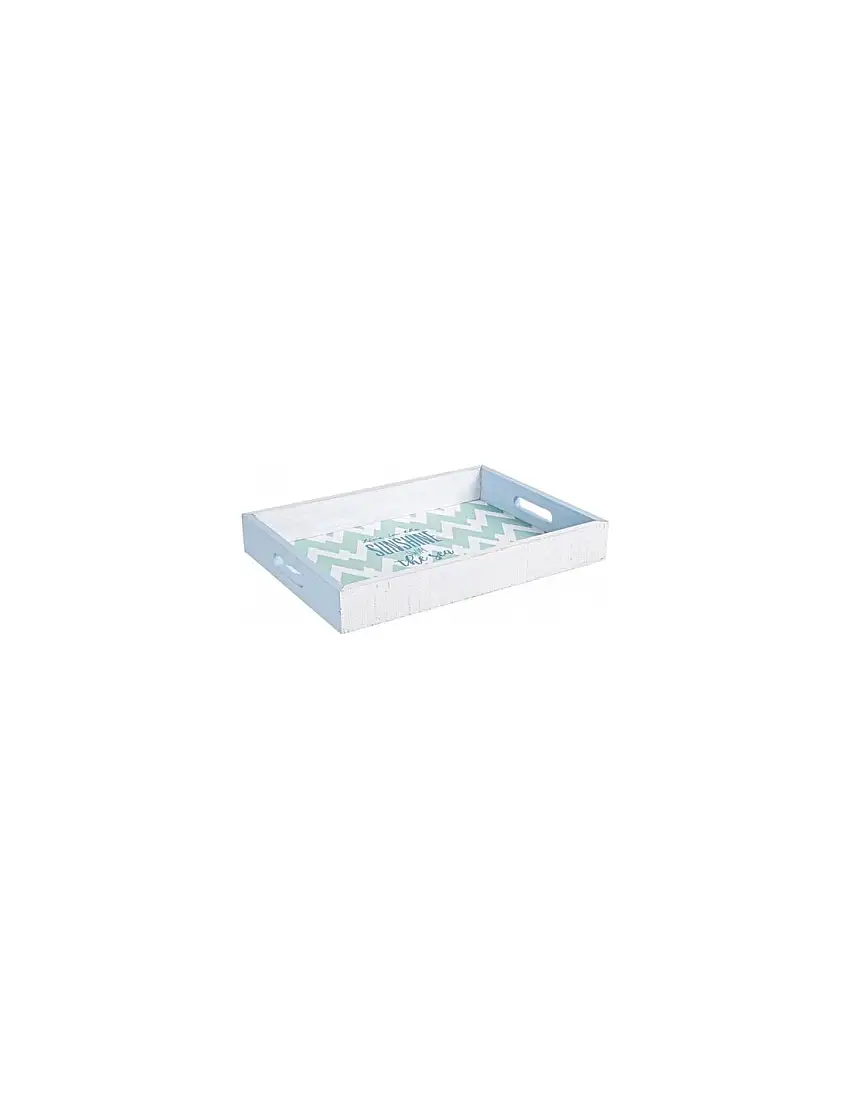 Vassoio a servire Yes Everyday 0133166 MALIBÙ Bianco e Azzurro