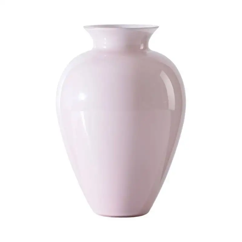 Venini vaso Labuan rosa cipria H29cm