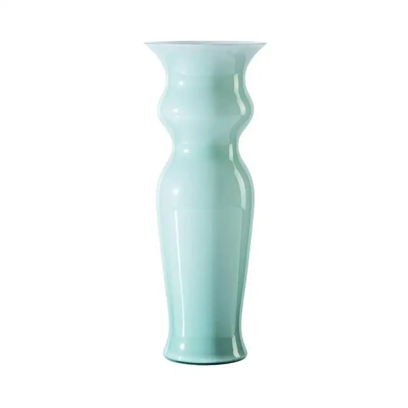 Venini vaso Odalische verde rio 16x43cm