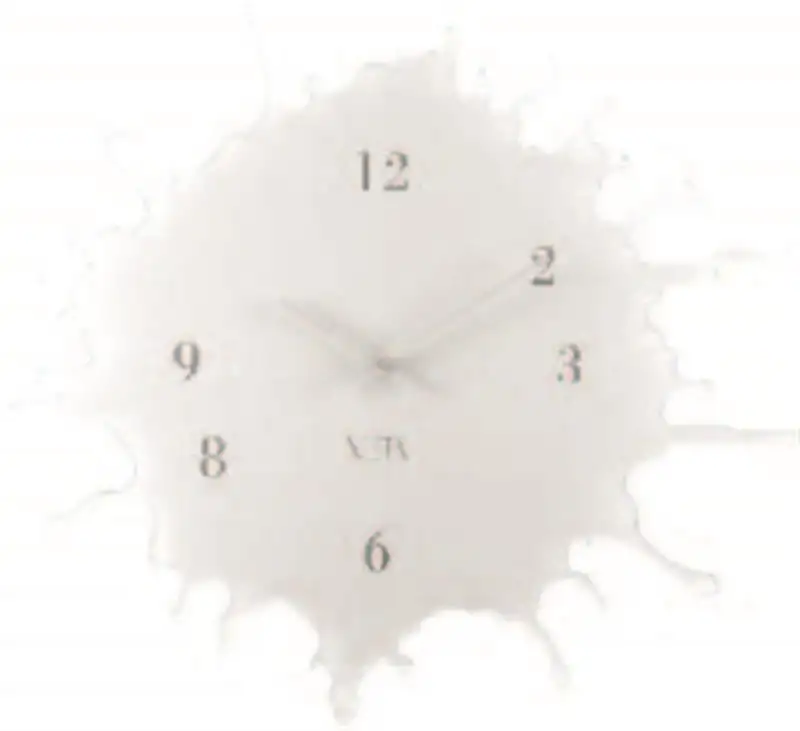 Orologio piccolo da muro SKIZZO, bianco Cod 0770330