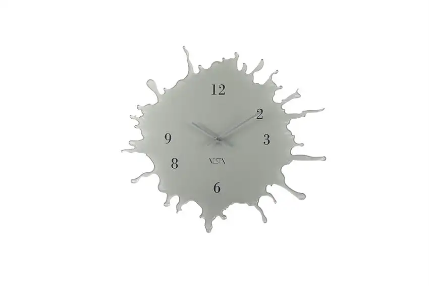Orologio piccolo da muro SKIZZO, tortora Cod 0770332