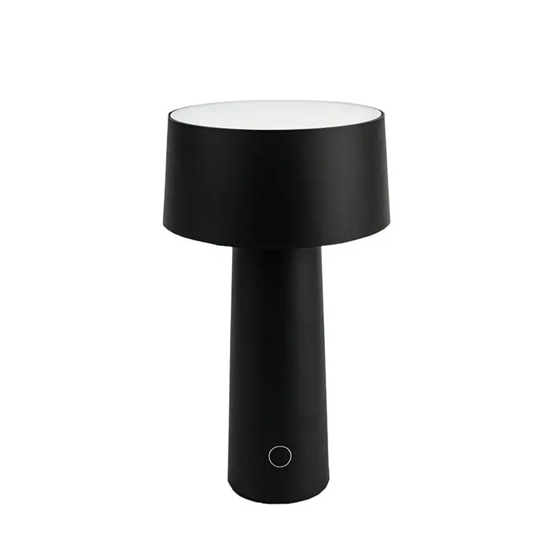 Vesta lampada led Mush battery nero H26cm