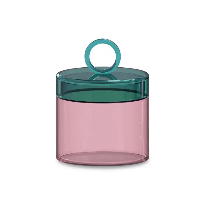 WD Lifestyle Barattolo in vetro borosilicato con manico ad anello