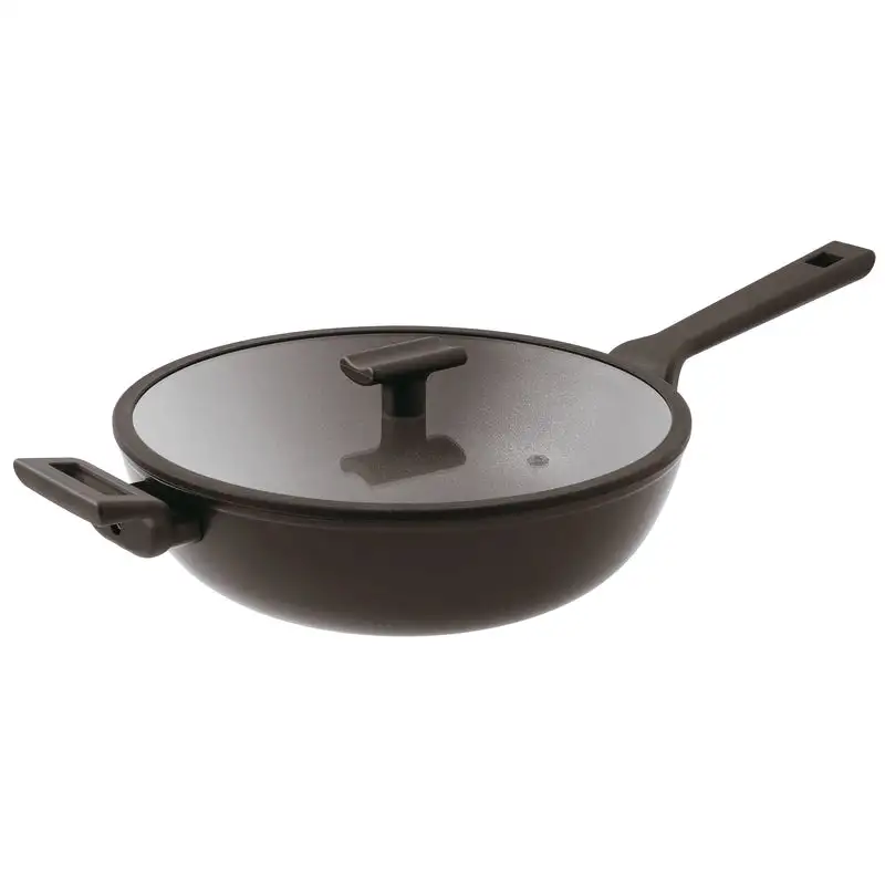 Sambonet Wok Titan Pro Double Induction Ø 30cm | Wok In Alluminio Professionale