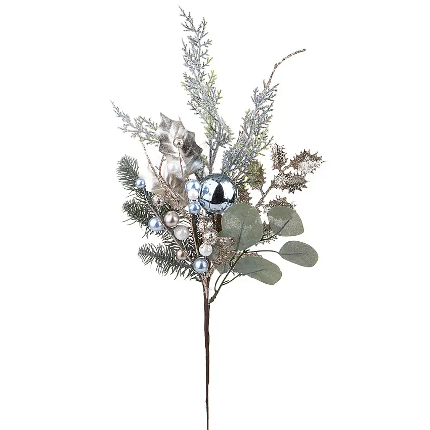 6 Pezzi • Tralcio con sfere • 62 cm