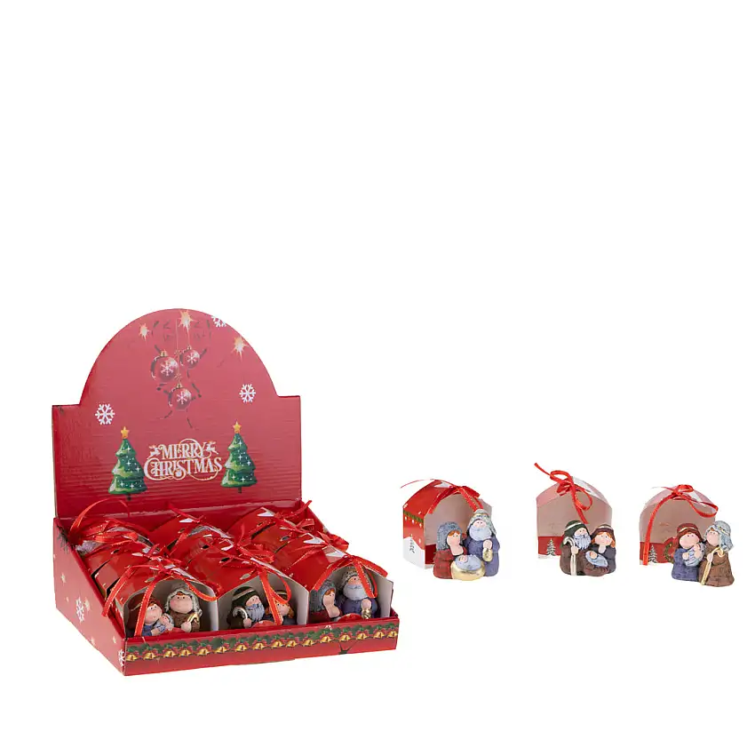 12 Pezzi •  Nativita' assortito con Display Box  • 7,8 cm