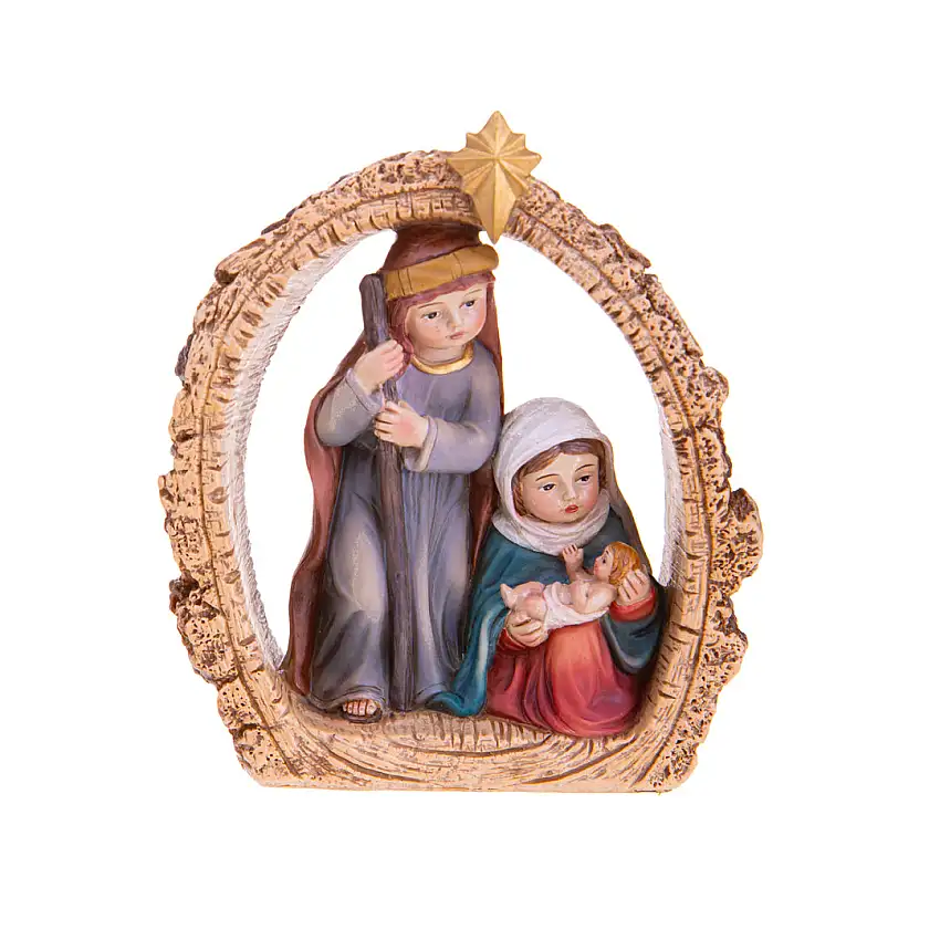 2 Pezzi •  Natività in inserto  • 13 cm
