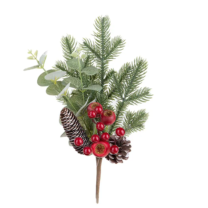 12 Pezzi •  Pick con Bacche  • 33 cm