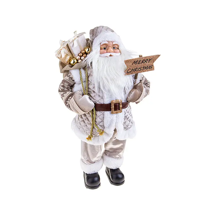 Babbo natale con sacco doni • 80 cm