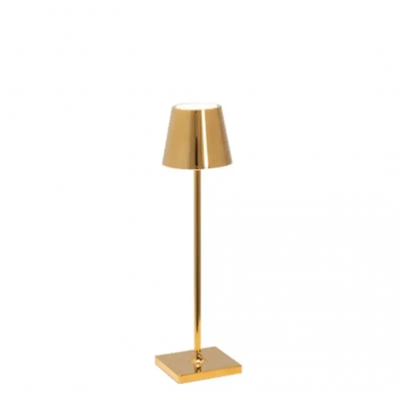Zafferano Lampada da tavolo Poldina Pro micro Oro lucido