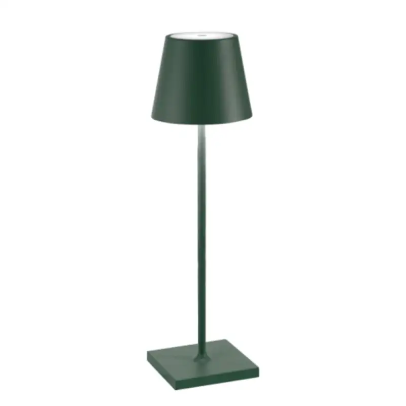 Zafferano Lampada da Tavolo Poldina Pro verde scuro