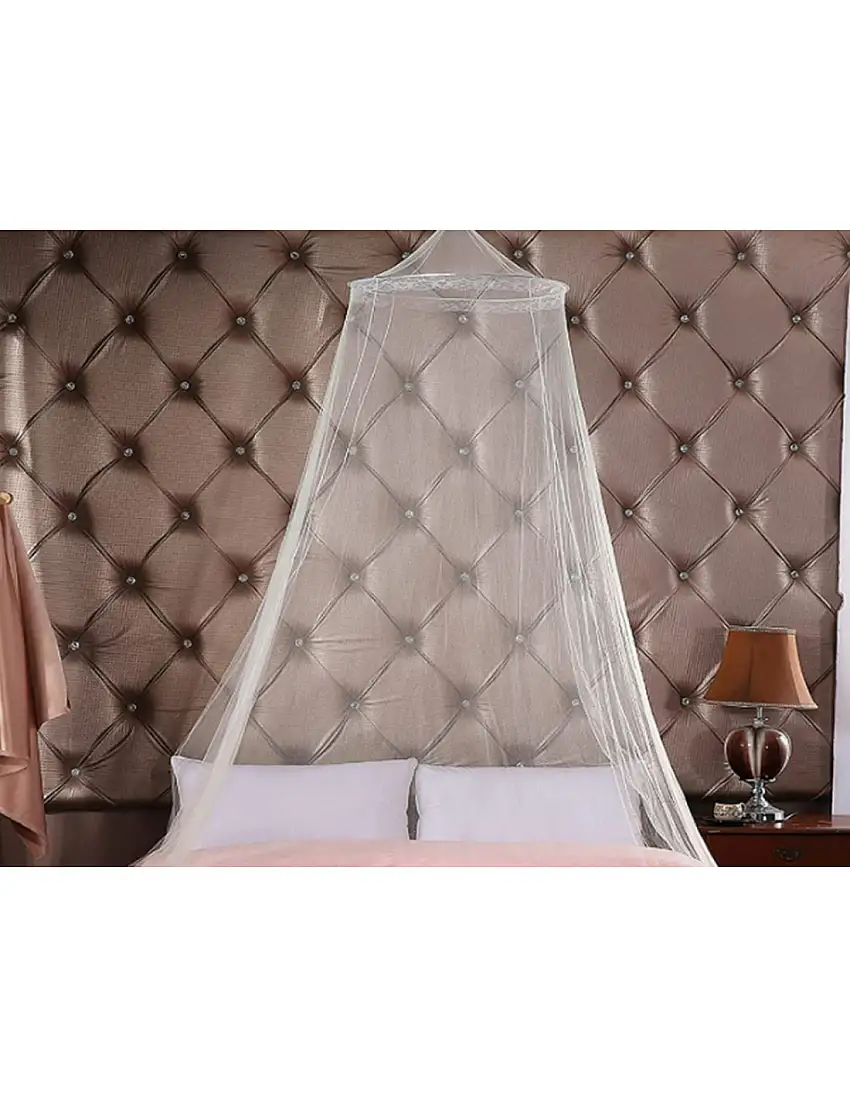 Zanzariera Letto Matrimoniale 60X270X1520cm Universale Forma a Cupola