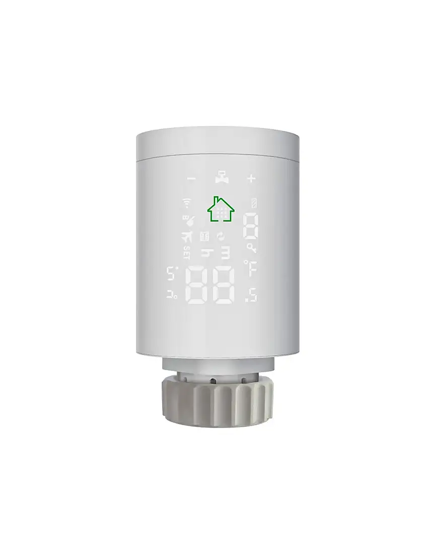 ZigBee Termostato Valvola Wireless Per Radiatore Termosifone Alimen...
